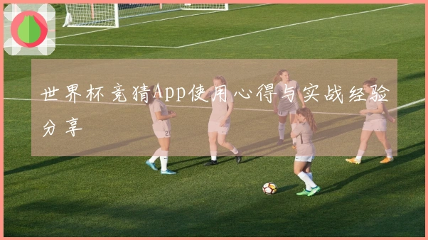 世界杯竞猜App使用心得与实战经验分享